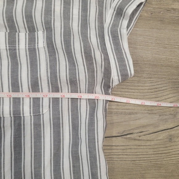 Lola River Women Linen Button Down Blouse - Picture 3 of 6